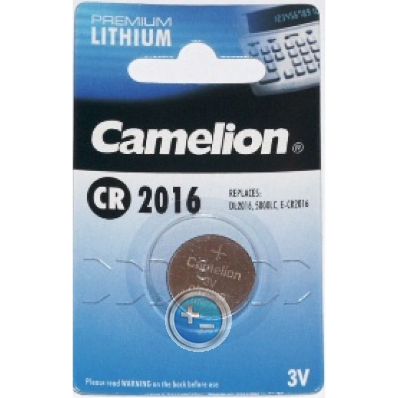 Элемент питания Camelion CR2016 3V 1шт